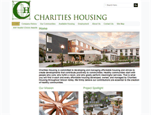 Tablet Screenshot of charitieshousing.org